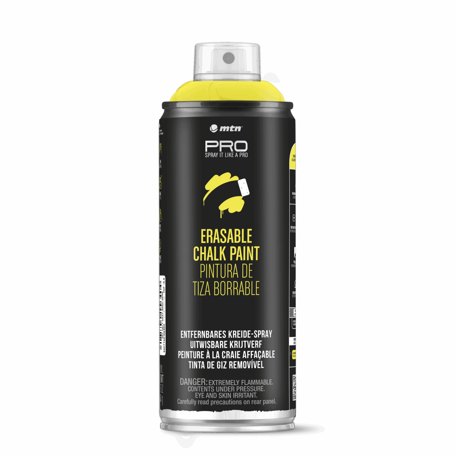MTN PRO Spray Paint - Erasable Chalk 400ml - Light Yellow 3 MTN PRO Spray Paint - Erasable Chalk 400ml - Light Yellow
