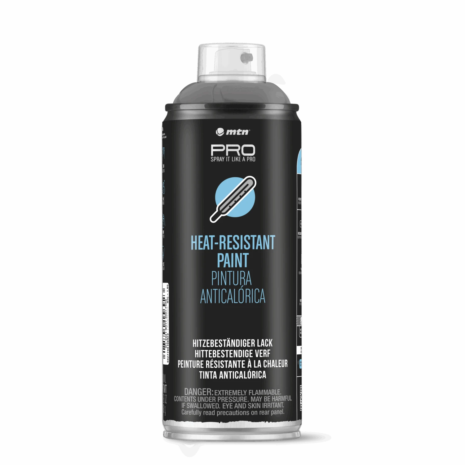 MTN PRO Spray Paint - Heat Resistant Paint 400ml - Iron 3 MTN PRO Spray Paint - Heat Resistant Paint 400ml - Iron