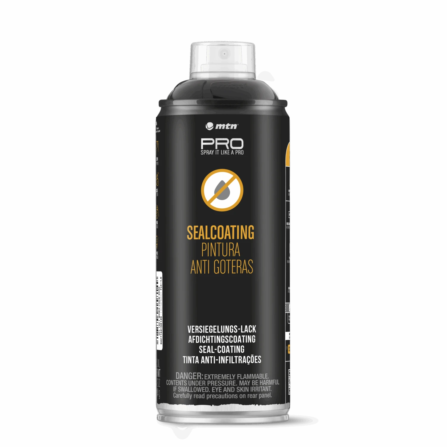 MTN PRO Spray Paint - Seal Coating 400ml - Black 3 MTN PRO Spray Paint - Seal Coating 400ml - Black