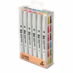 MTN 94 Graphic Marker 12 Pack - Mixed Colors