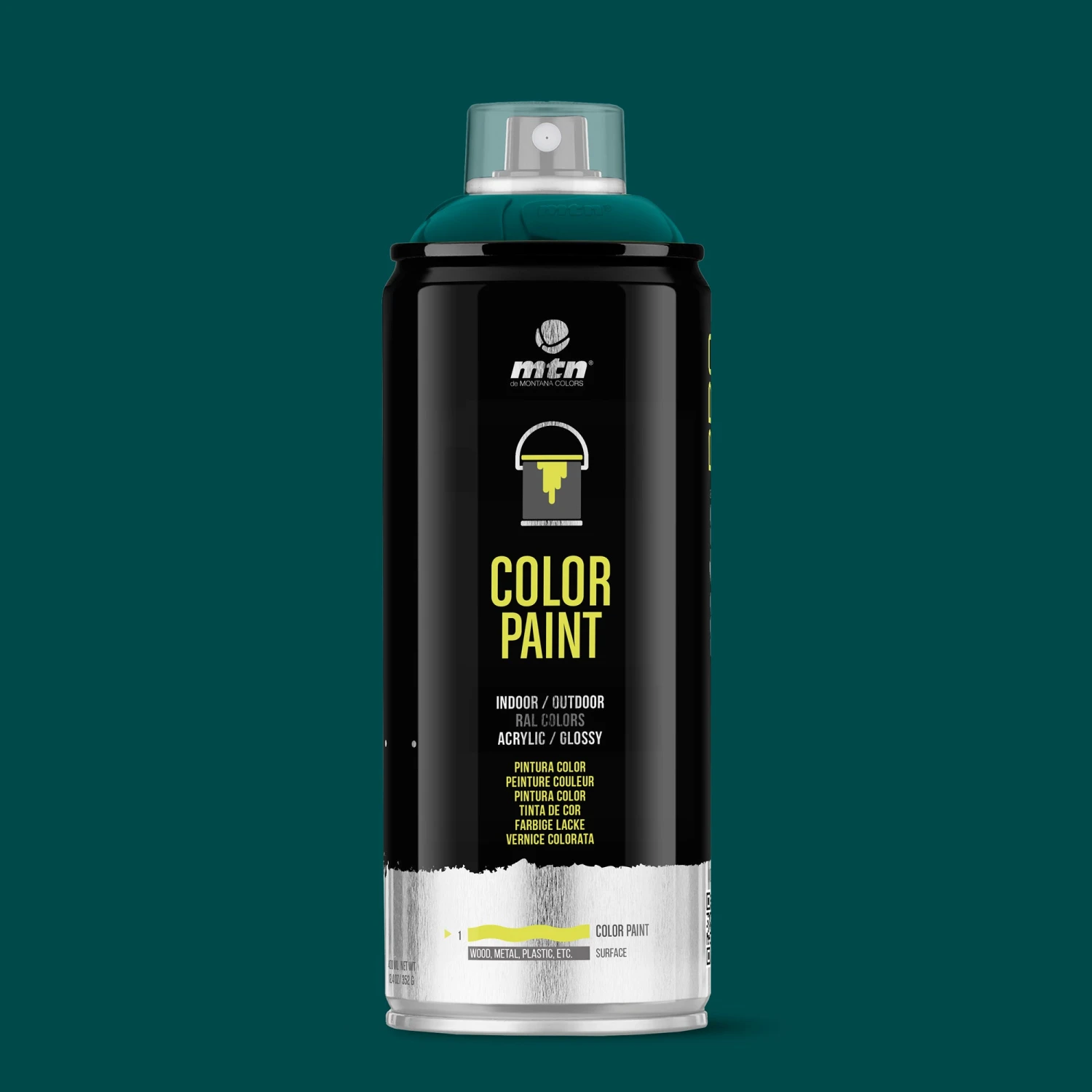 MTN PRO Spray Paint 400ml RAL 6026 - Opal Green 3 MTN PRO Spray Paint 400ml RAL 6026 - Opal Green