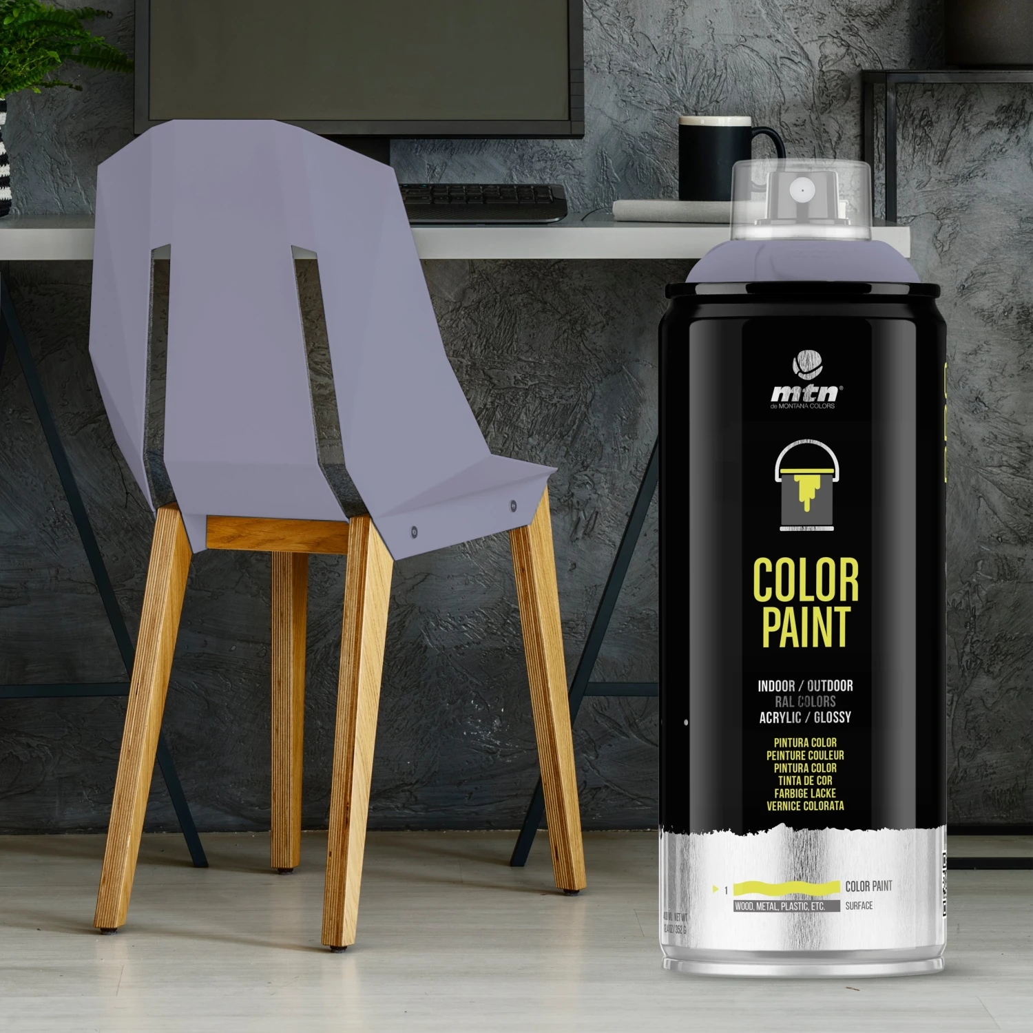 MTN PRO Spray Paint 400ml RAL 7035 - Light Grey 4 MTN PRO Spray Paint 400ml RAL 7035 - Light Grey - Image 2