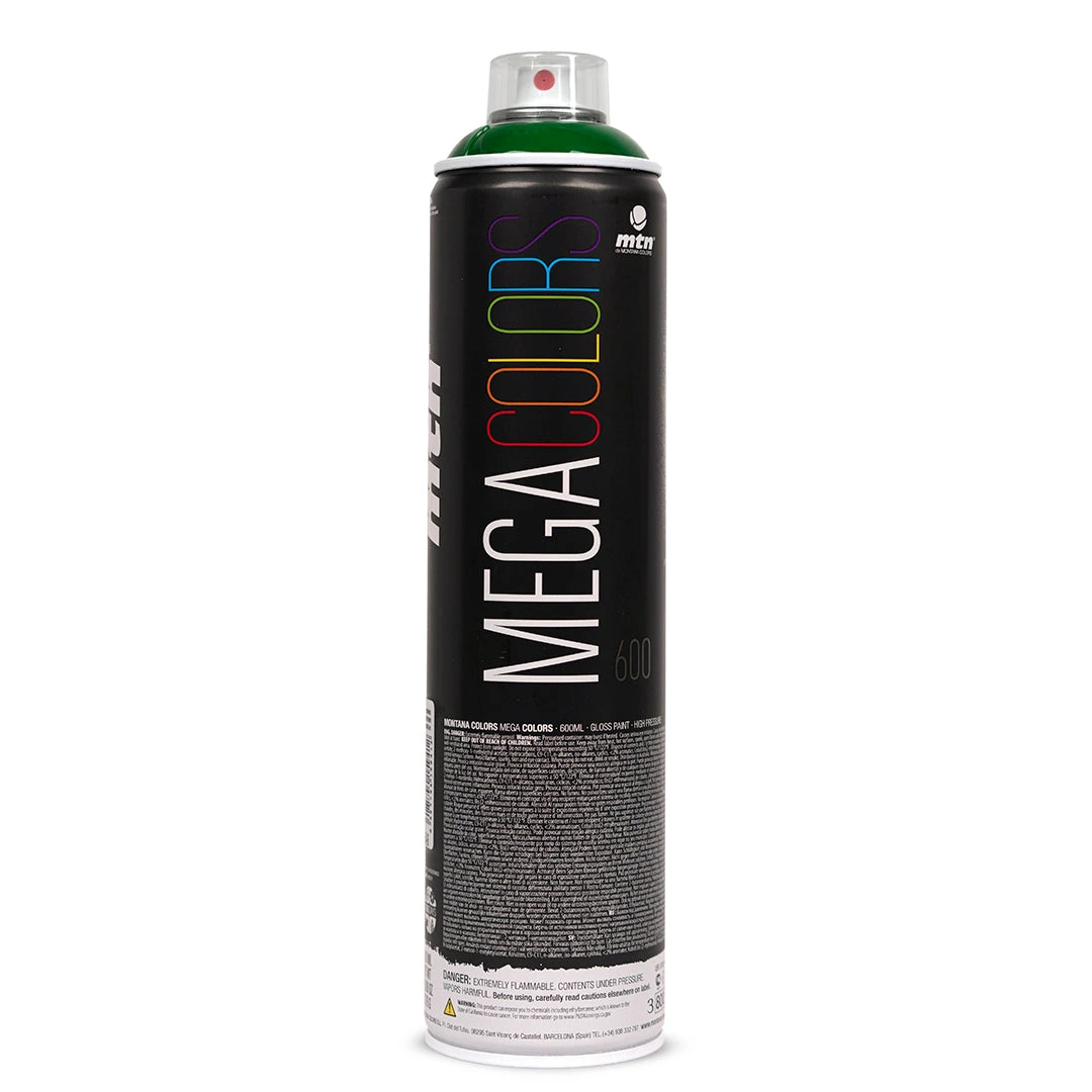 MTN Mega Spray Paint - 600mL - RV5 - Lutecia Green 3 MTN Mega Spray Paint - 600mL - RV5 - Lutecia Green