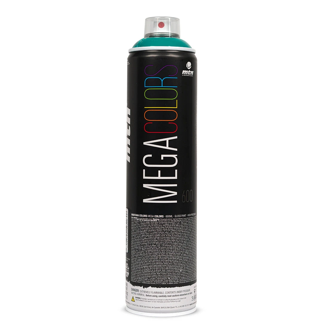 MTN Mega Spray Paint - 600mL - RV21 - Surgical Green 3 MTN Mega Spray Paint - 600mL - RV21 - Surgical Green