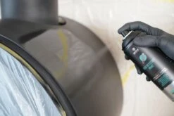 MTN PRO Spray Paint - Heat Resistant Paint 400ml - Black -Montana Colors mtnproheatresistantpaintfireplace2156